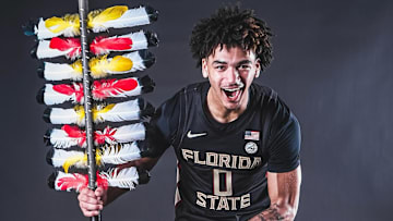 2025 recruit Dwayne Wimbley Jr. on an official visit to Florida State
