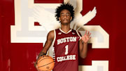 2026 4-Star PG Trey Beamer during his official visit to Boston College