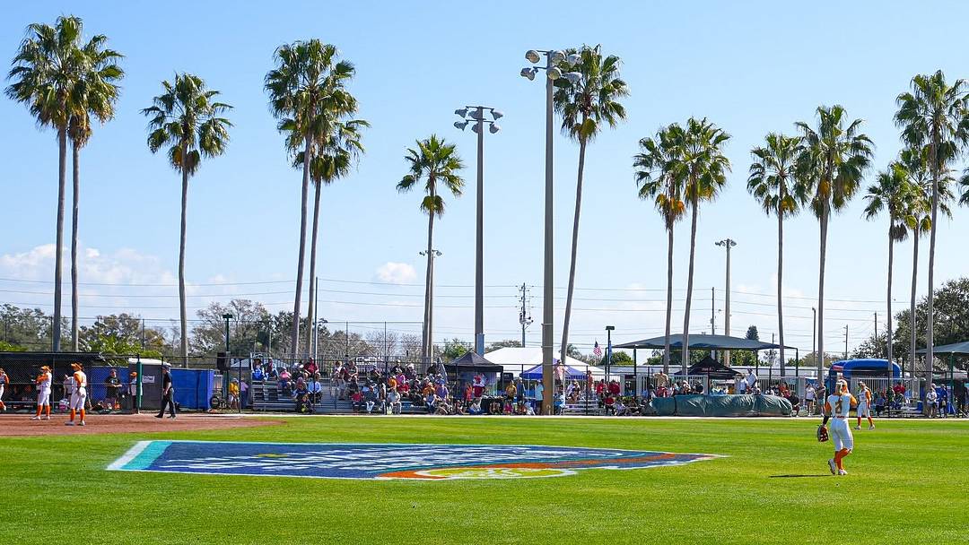 Eddie C. Moore Softball Complex During 2026 Shriner's Children's Clearwater Invitational. Eddie C. Moore Softball Complex During 2026 Shriner's Children's Clearwater Invitational.