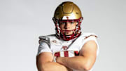 2026 Boston College commit Mac Fitzgerald during his official visit to Chestnut Hill
