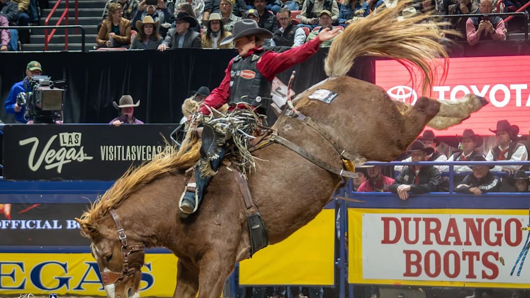 Ryder Sanford at the National Finals Rodeo