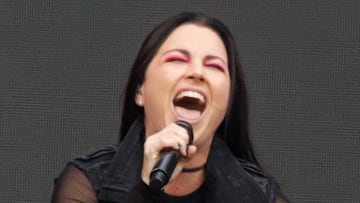 Amy Lee of Evanescence performs