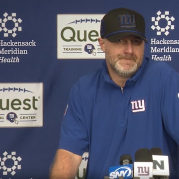 New York Giants defensive coordinator Shane Bowen