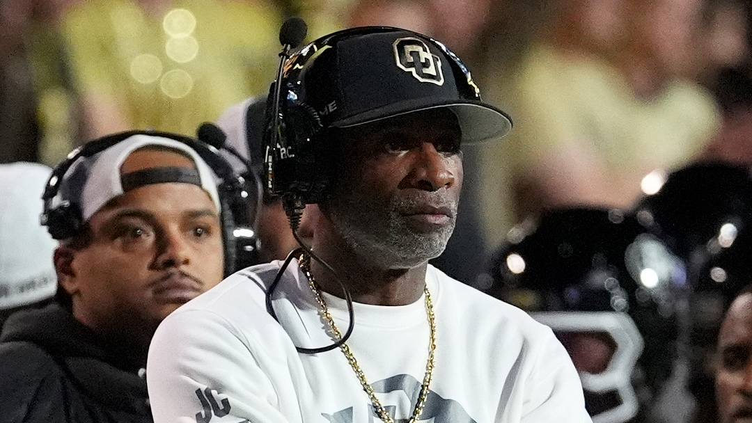 Oct 17, 2026; Boulder, Colorado, USA; Colorado Buffaloes head coach Deion Sanders on the sidelines during the first quarter against the Utah Utes at Folsom Field. Mandatory Credit: Ron Chenoy-Imagn Images Oct 17, 2026; Boulder, Colorado, USA; Colorado Buffaloes head coach Deion Sanders on the sidelines during the first quarter against the Utah Utes at Folsom Field. Mandatory Credit: Ron Chenoy-Imagn Images