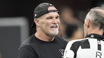 Washington Commanders head coach Dan Quinn