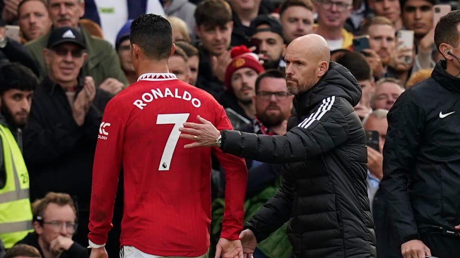 Cristiano Ronaldo (left) spent 15 months playing under Erik ten Hag. | IMAGO/Sportimage