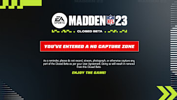 "With our closed beta, our goal is to collect feedback to continuously update Madden NFL 23 so it will be the best Madden experience for our players."