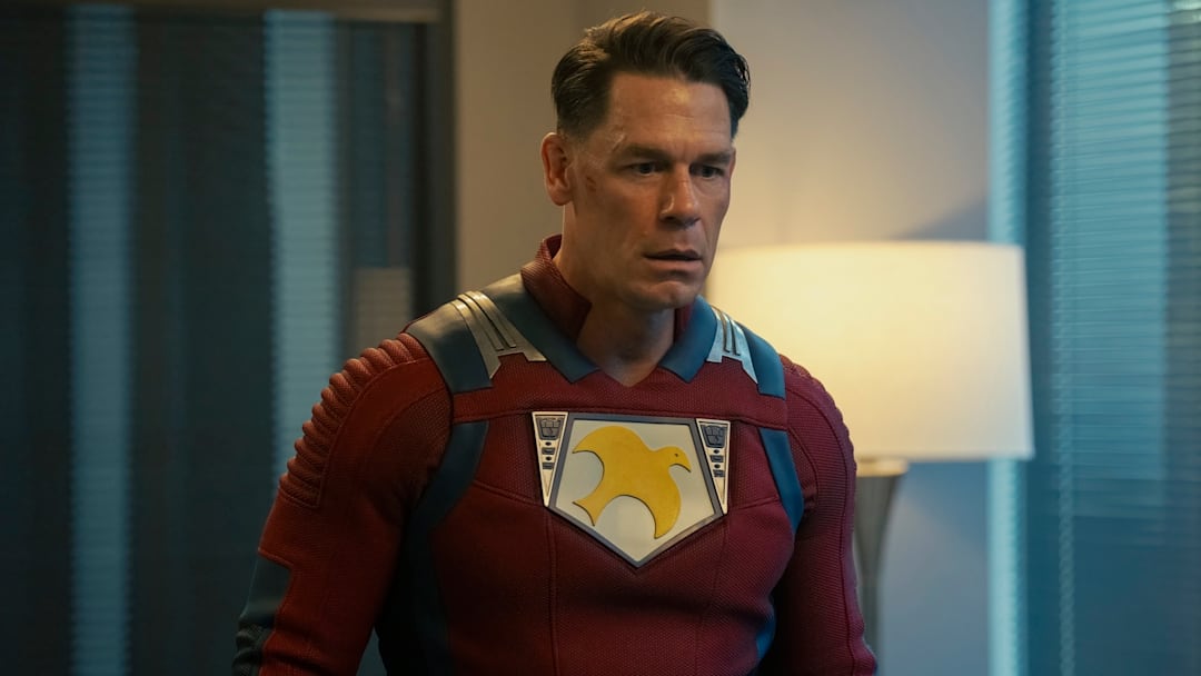 John Cena as Christopher Smith in Peacemaker season 2.