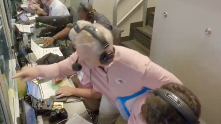 Chiefs play-by-play announcer Mitch Holthus was rightfully fired up calling this play. 