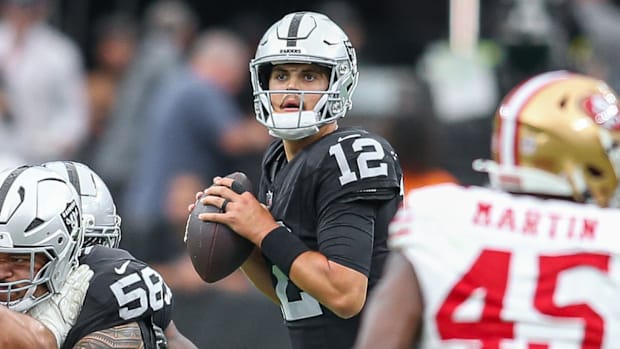 Las Vegas Raiders Aidan O'Connell 