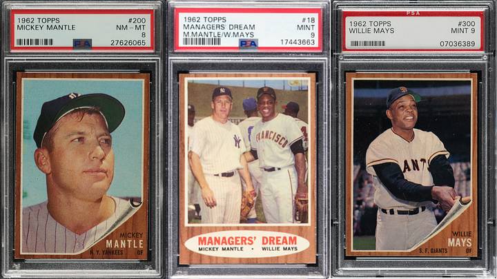 The 6 Most Iconic and Expensive 1962 Topps Baseball Cards