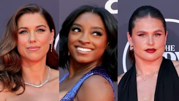 Alex Morgan, Simone Biles and Ilona Maher