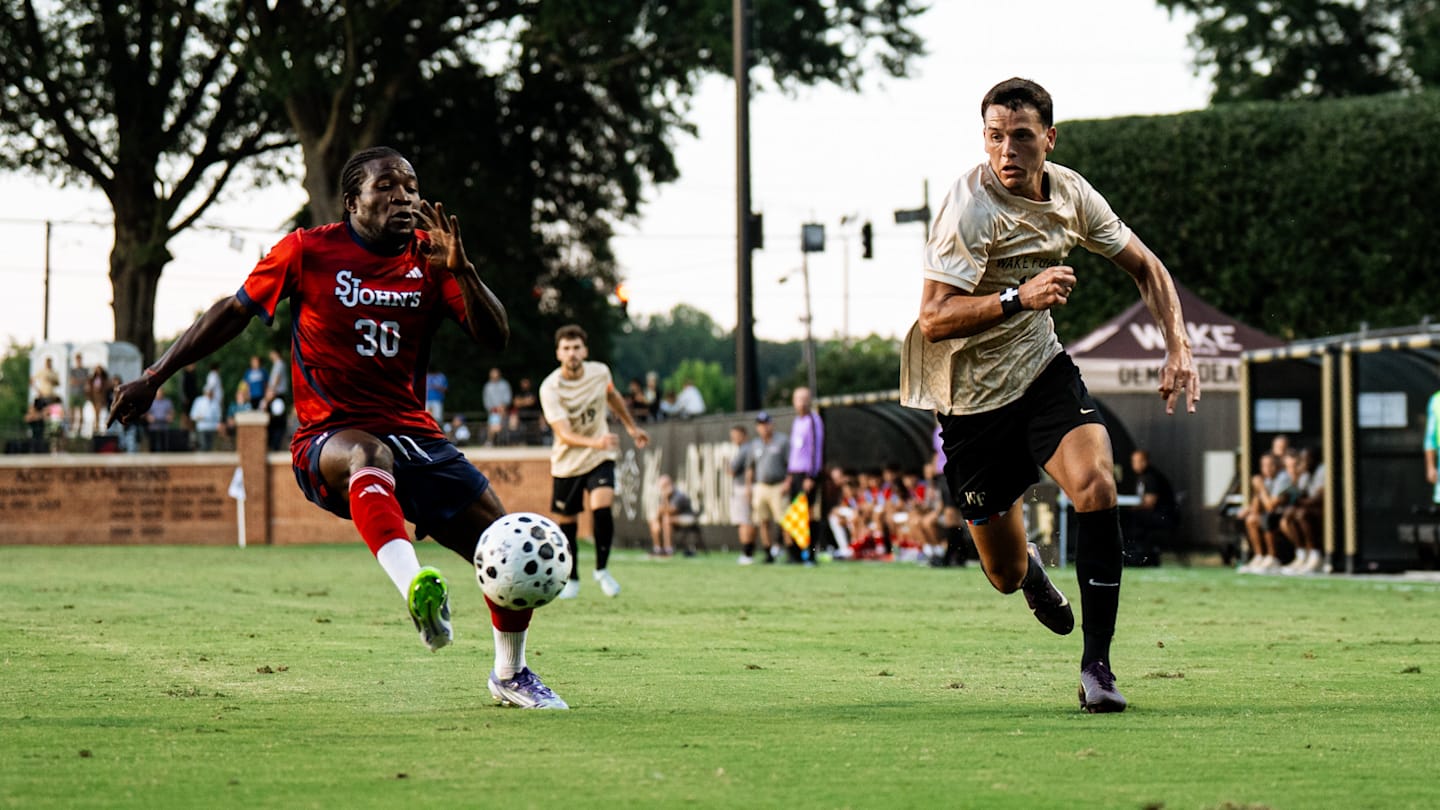 No. 5 Wake Forest Men’s Soccer can’t get past St. John's, draw 0-0