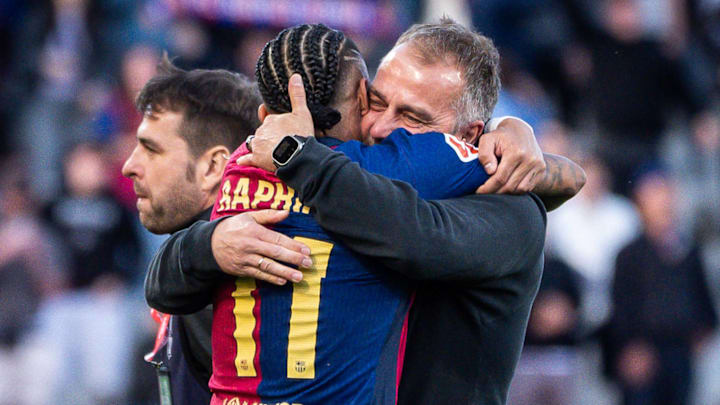 Raphinha's role under Hansi Flick could change next season.