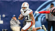 First-Team All-SEC honors for Auburn Tigers running back Jarquez Hunter 