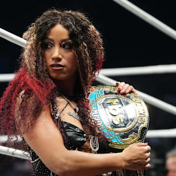 Mercedes Moné appeared at Athena's MPX Who Runs The World show tonight.