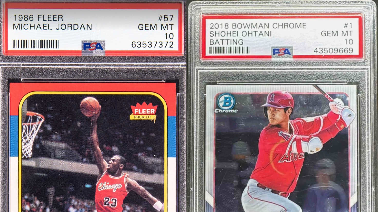 マイケルジョーダン ノースカロライナ PSA10 UNC JORDAN NBA Michael Jordan and Shohei Ohtani PSA 10 Rookies: A Can't-Miss Live