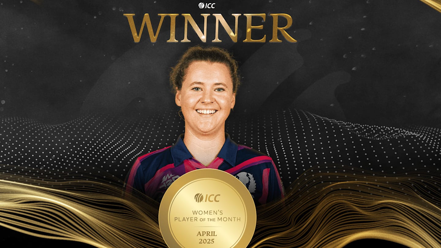 ICC Women’s Player of the Month for April 2025 Revealed: Kathryn Bryce Clinches Top Honour