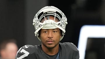 Tyler Lockett with the Las Vegas Raiders