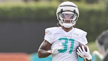 Ollie Gordon at Miami Dolphins Training Camp