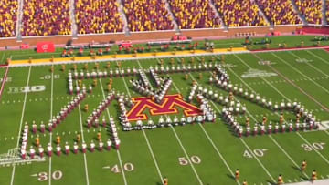 Image from the Gophers' walkout in EA Sports College Football 26