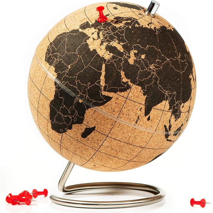 Best teacher gifts: Cork Globe