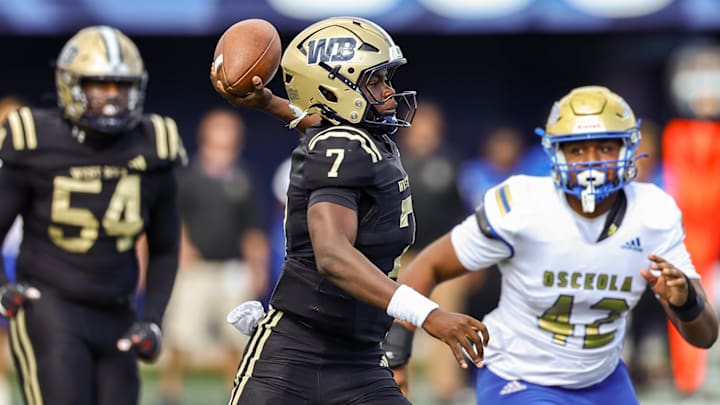 West Boca Raton clashes with Chaminade-Madonna in a Florida high school football preseason showdown on Thursday.  