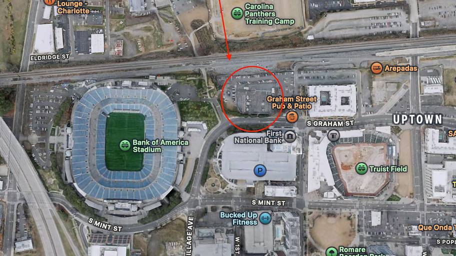 Panthers Stadium.