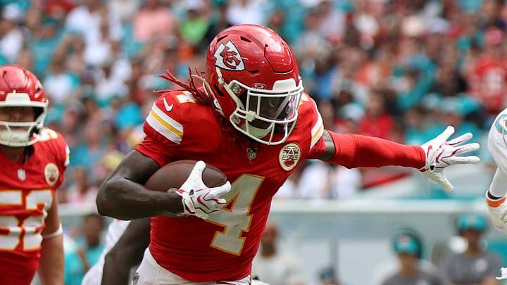 Kansas City Chiefs wide receiver Rashee Rice (4)