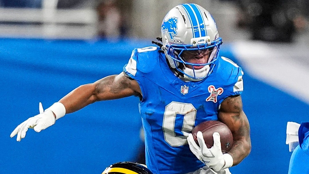 Detroit Lions running back Jahmyr Gibbs will be one of the first five players picked in 2026 fantasy football drafts.