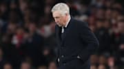 Carlo Ancelotti teve crise ampliada no Real Madrid após goleada do Arsenal