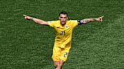 Nicolae Stanciu, en feu contre l'Ukraine.