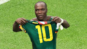 Vincent Aboubakar a pris un carton rouge juste après son but.