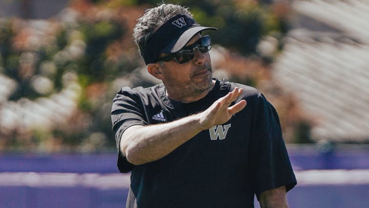 Jedd Fisch offers a reassuring presence to his UW football team.