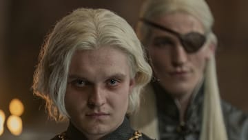Tom Glynn-Carney as Aegon Targaryen in House of the Dragon season 1. Photograph by Ollie Upton / HBO.