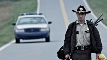 Rick Grimes (Andrew Lincoln) in The Walking Dead season 1 