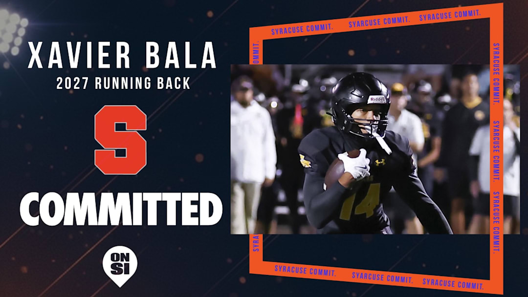 Xavier Bala is committed to Syracuse
