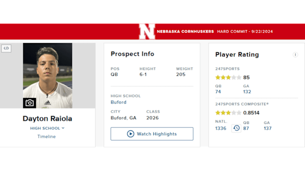 Dayton Raiola Recruiting Profile