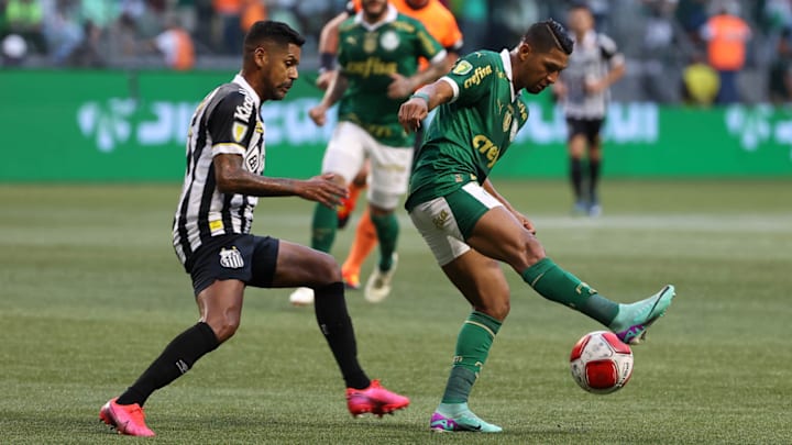 Palmeiras 2 x 1 Santos no Allianz Parque no Paulistão 2024