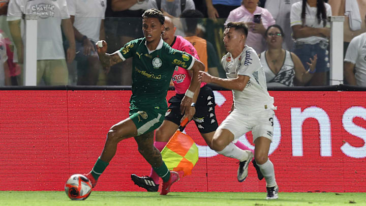 Richard Ríos, meio-campista do Palmeiras em 2025
