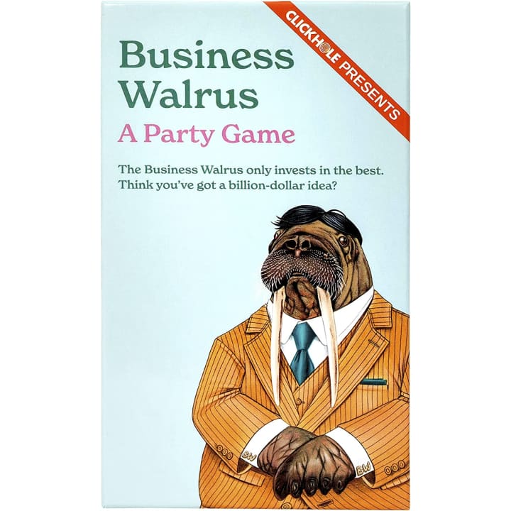business walrus party game by clickhole