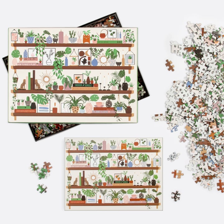 Best Valentine's Day gifts under $50: Plant Shelfie 1000-Piece Puzzle