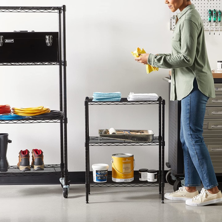 Best Amazon Basics deals: Amazon Basics 3-Shelf Adjustable, Heavy Duty Storage Shelving Unit