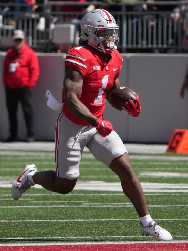 Judkins has racked up nearly 3,000 rushing yards in two seasons before transferring to Ohio State.