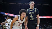 Roosevelt's Brayden Burries (left) and Tyran Stokes are still competing for a CIF State championship this postseason.