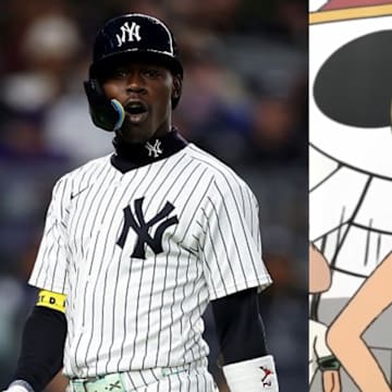 Jazz Chisholm Jr. and Monkey D. Luffy.