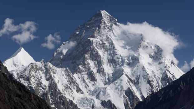 A picture of mountain K2