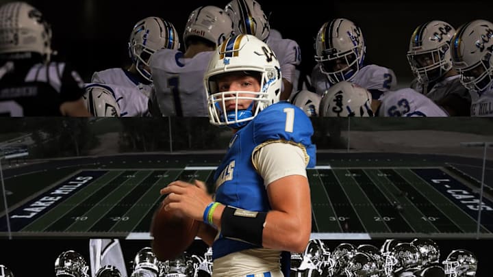 Lake Mills junior quarterback Tyler Wollin threw seven touchdown passes