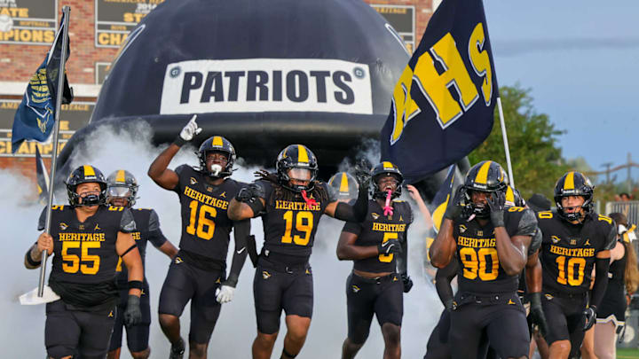 American Heritage takes the field against Chaminade-Madonna on September 5, 2025