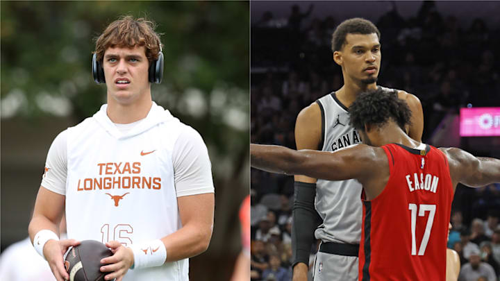 Arch Manning and Victor Wembanyama. Arch Manning and Victor Wembanyama.